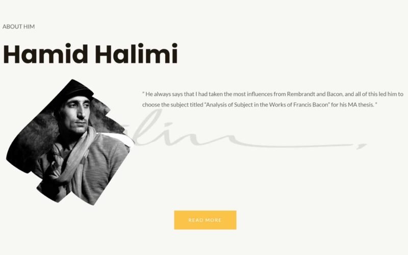 Hamid Halimi Portfolio Website